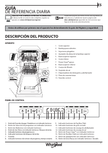 Manual de uso Whirlpool WSFO 3O23 PF X Lavavajillas