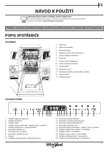 Manuál Whirlpool WSFP 4O23 PF X Myčka na nádobí