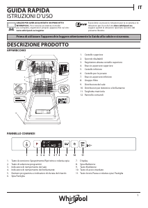 Manuale Whirlpool WSIC 3M17 Lavastoviglie