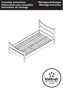 Manual de uso KidKraft 76273 Addison Estructura de cama