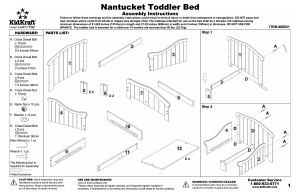 Manual de uso KidKraft 86621 Nantucket Estructura de cama