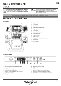 Manual Whirlpool WSIO 3O23 PFE X Dishwasher