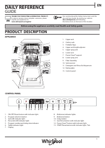 Manual Whirlpool WSIO 3O34 PFE X Dishwasher