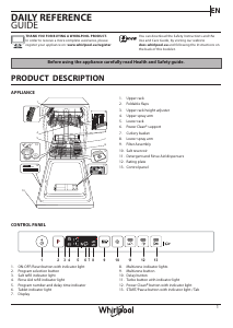 Manual Whirlpool WSIO 3T125 6PE X Dishwasher