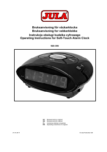 Manual Jula 920-395 Alarm Clock Radio