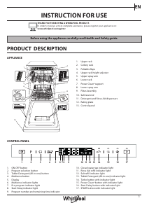 Manual Whirlpool WSIP 4O23 PFE Dishwasher