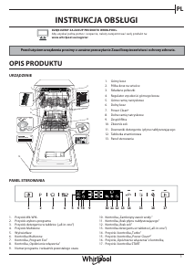 Instrukcja Whirlpool WSIP 4O23 PFE Zmywarka
