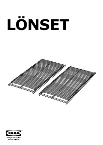 Käyttöohje IKEA LONSET Sälepohja