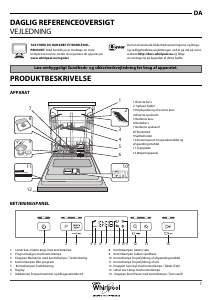 Brugsanvisning Whirlpool WUC 3C26 X Opvaskemaskine