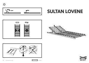 Käyttöohje IKEA SULTAN LOVENE Sälepohja