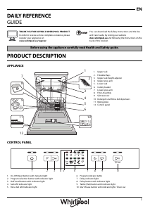 Manual Whirlpool WUE 2B16 Dishwasher