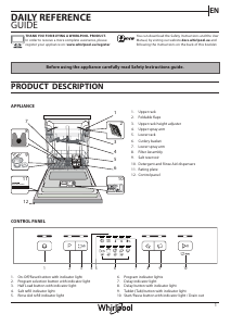 Manual Whirlpool WUE 2B26 Dishwasher