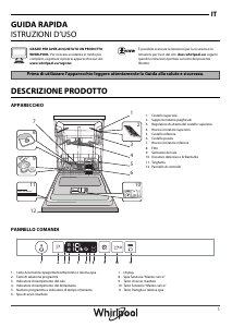 Manuale Whirlpool WUIC 3B19 Lavastoviglie