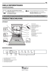 Handleiding Whirlpool WUIE 2B19 Vaatwasser