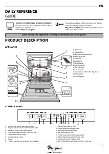 Manual Whirlpool WUO 3O32 P Dishwasher