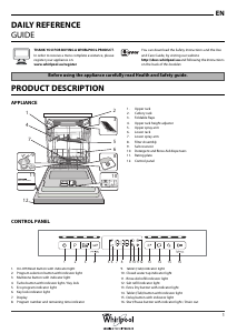 Manual Whirlpool WUO 3T222 L Dishwasher