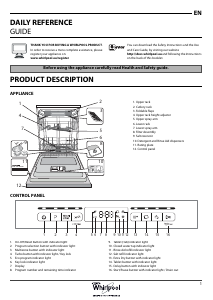 Manual Whirlpool WUO 3T222 L X Dishwasher