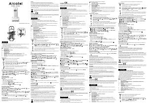 Bedienungsanleitung Alcatel E155 Schnurlose telefon