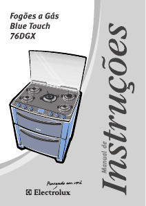 Manual Electrolux 76DGX Fogão