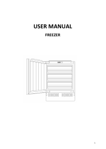 Manual Candy CFU 135 NE/N Congelador