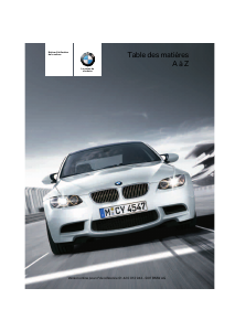 Mode d’emploi BMW M3 (2007)
