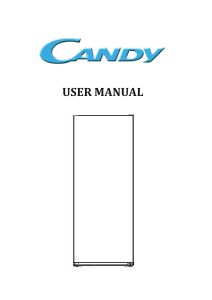 Manuale Candy CNF 1726 FW Congelatore