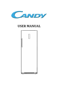 Manuale Candy CNF 1726 EEEW Congelatore