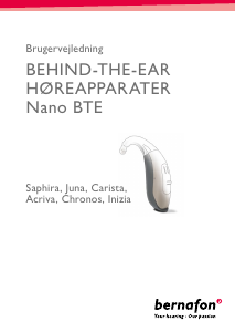 Brugsanvisning Bernafon Juna 7 Høreapparat