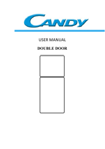 Manual Candy CDDMN 7184X Fridge-Freezer