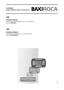 Manual de uso BaxiRoca Platinum 24 AF Caldera de gas