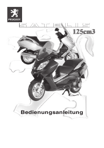 Bedienungsanleitung Peugeot Satelis 125cc Roller