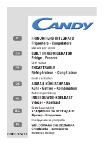 Mode d’emploi Candy BCBS 174 TT Réfrigérateur combiné