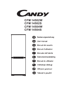 Manual Candy CFM 14504S Fridge-Freezer