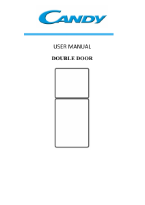 Manual Candy CDDMN 7174X Fridge-Freezer