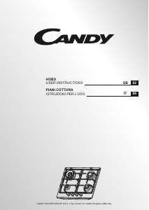 Handleiding Candy CHG7WLWEX Kookplaat