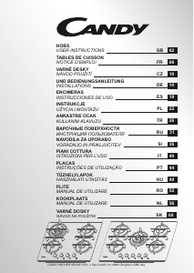 Bedienungsanleitung Candy CVG6DEB Kochfeld