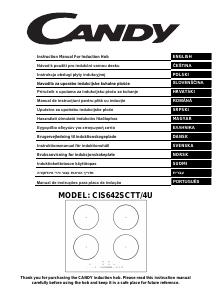 Manual Candy CI642C/4U Hob