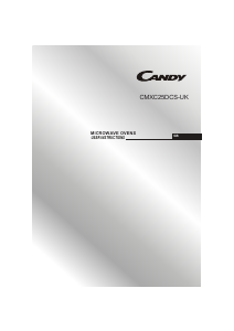 Manual Candy CMXC25DCS-UK Microwave