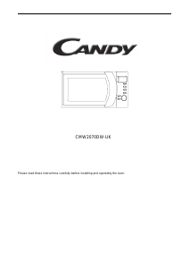 Manual Candy CMW2070DW-UK Microwave
