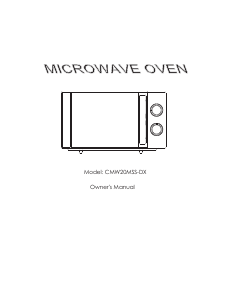 Manual Candy CMW20MSS-DX Microwave