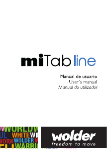 Manual de uso Wolder miTab Line Tablet