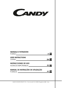 Manual Candy OCTP886X Oven