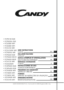 Manual de uso Candy FCT612X WIFI Horno