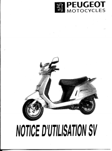 Mode d’emploi Peugeot SV50 Scooter