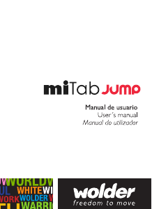 Manual de uso Wolder miTab Jump Tablet