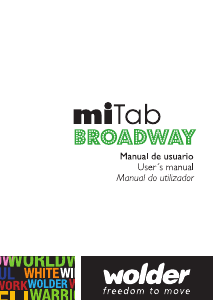 Manual de uso Wolder miTab Broadway Tablet