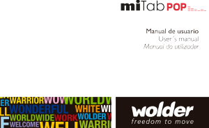 Manual Wolder miTab Pop Tablet