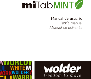 Manual Wolder miTab Mint Tablet