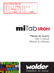 Manual Wolder miTab Iron Tablet