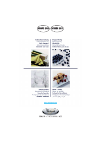 Руководство Whirlpool MWD 201/WH Микроволновая печь